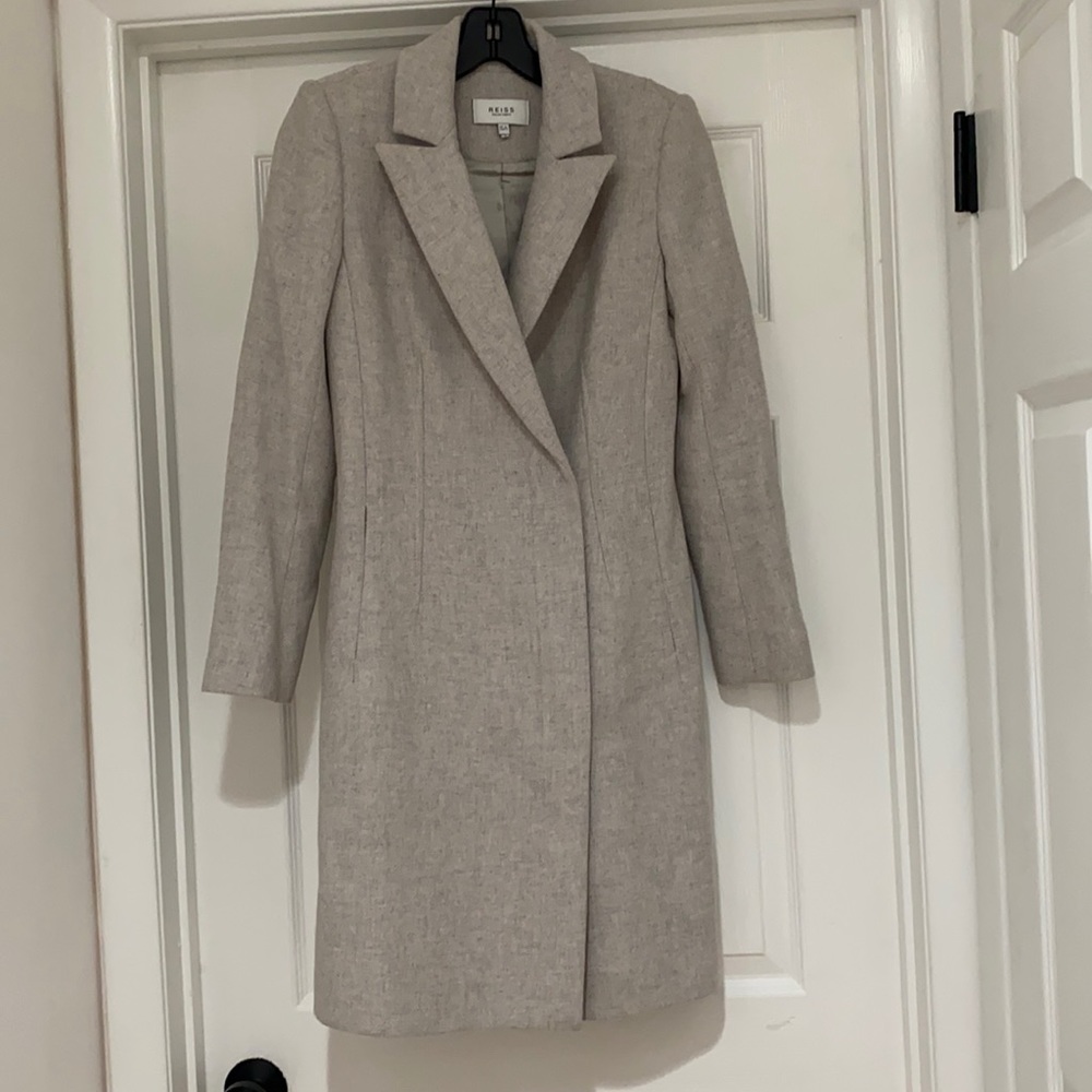 Reiss Gray Wool Coat